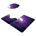 thumbnail image 2 of Yhmxh Bathroom Rugs Bathroom Super Absorbent Bats Floor Mat Three-piece Bathroom Non-slip Mat U-shaped Floor Mat Toilet Seat Mat Living Room Rug Bath Mat, 2 of 6