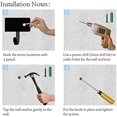 thumbnail image 4 of CHOK Hook Hanger Wall Key Holder Metal Decorative Mounted Coat Hanger with Key Shape Design Organizer Rack with 6 Hooks for Wall Bathroom Kitchen Entryway, 4 of 9