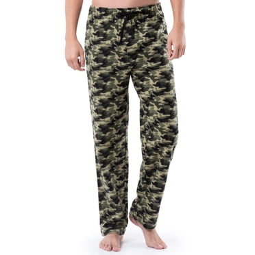 Pantalon de nuit en molleton de Fruit of the Loom pour hommes vert