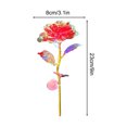 thumbnail image 3 of 3Pcs Luminous Rose under $5! Cagogo Colorful Luminous Rose Artificial Flower, LED Light Up Rose Everlasting Flower, Valentine's Day Gift Home Decor Night Light, 3 of 5