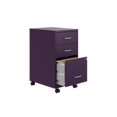 thumbnail image 4 of Space Solutions 18"D 3 Drawer Mobile Metal Organizer Cabinet Midnight Purple, 4 of 8