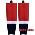 thumbnail image 1 of Red Series Ice Hockey Socks For Men and Youth Color block Hockey Trainning Socks, 1 of 2