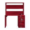 thumbnail image 4 of ACME Cargo Desk & Hutch in Red, 4 of 5