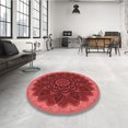 thumbnail image 4 of Ahgly Company Tapis Rectangulaire Lavable en Machine Intérieur Transitionnel Rouge Tomate, 6 Pieds x 9 Pieds, 4 of 7