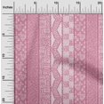 thumbnail image 2 of oneOone Rayon Pink Fabric Mix Block Pattern Fabric For Sewing Printed Craft Fabric By The Yard 56 Inch Wide, 2 of 4