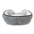 thumbnail image 5 of Pet Spaces 19in Oval Dog Bed, Cat Bed, Gray, 5 of 5