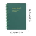 thumbnail image 3 of A6 Grid Notebook with Thick Paper, Spiral Bound Journal for Note Taking, College Ruled Writing Pad, Office School Supply, Planner Sketchbook for Work & Study, 3 of 6
