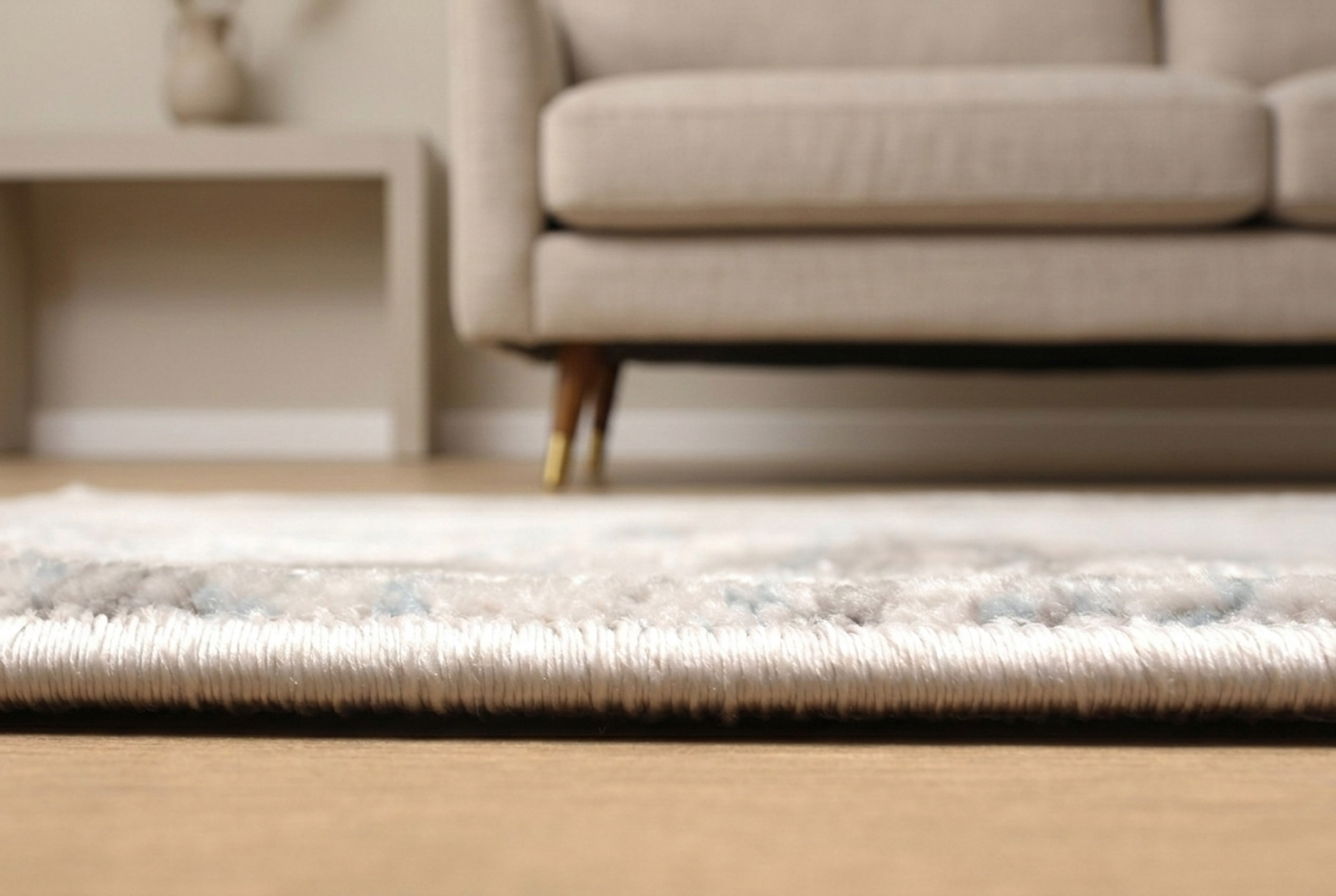 ECARPET Layla Cream, Grey Rug
