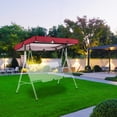 thumbnail image 1 of mtvxesu 190T Polyester Swing Top Replacement Cover, 142X120X18Cm, Outdoor Patio Seat Protection, Uv Resistant, Easy Installation, 1Pc, 1 of 7