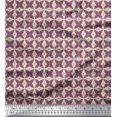 thumbnail image 1 of Soimoi Georgette Viscose Fabric Dot & Floral Small Printed Fabric 1 Yard 42 Inch Wide, 1 of 3