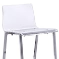 thumbnail image 3 of Plata Import - Transparent Tabouret de comptoir, pieds chromés - LOT DE 2, 3 of 4