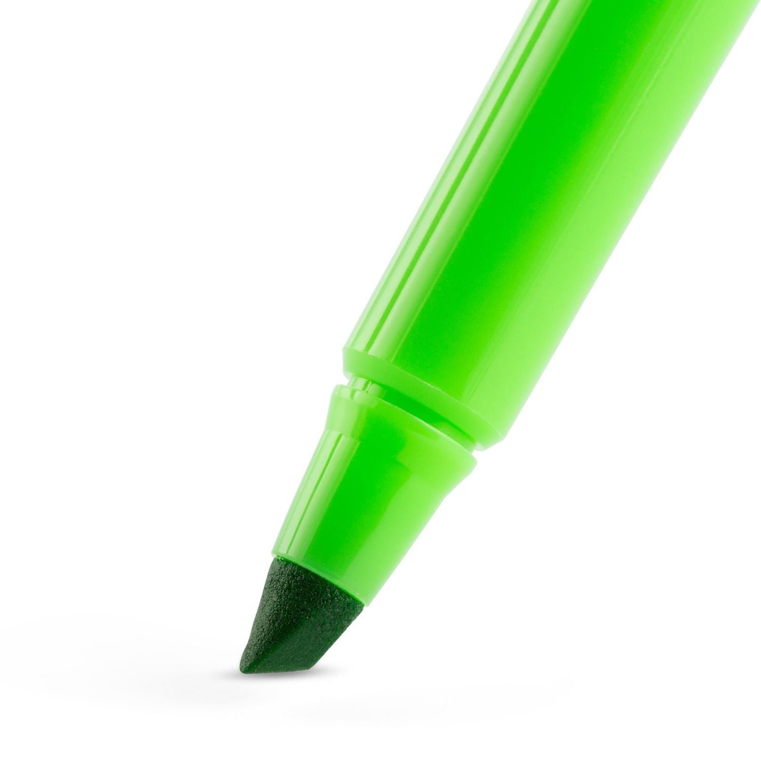 Surligneurs BIC Brite Liner, pointe biseautée, boîte de 24 surligneurs de Couleurs assorties