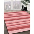 thumbnail image 3 of Ahgly Company Tapis Rond Lavable en Machine Intérieur Transitionnel Rose Pastel, 3 Pieds Rond, 3 of 7