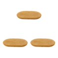 thumbnail image 3 of Thinsony Polyester Stylish Bathroom Carpet With Non-slip For Any Room Easy To Clean Bathroom Rugs Soft khaki 3Set, 3 of 6