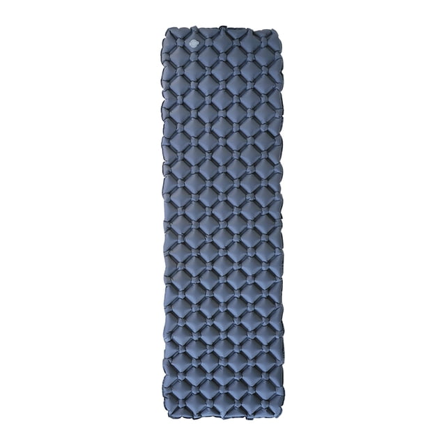 Hearth & Gear Camping Sleeping Pad Inflatable Camping Sleeping Pad Sleeping Mat For Camping Backpacking Hiking Blue 2 Person Hiking Tent Camping Frame Backpack Camping Lamps Pack Gear Kids Gear