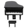 thumbnail image 4 of Durable Habilement Meublé Longue Durée de Service Mini Piano Maison de Poupée, Ensemble de Tabouret de Piano Maison de Poupée, pour les Jeux à Domicile Enfants Enfants, 4 of 8