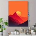 thumbnail image 4 of Qisvanset Spring Blossom Village Canvas Print 12x16 Inch Apartment Art, 4 of 8