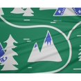 thumbnail image 5 of oneOone Polyester Lycra Green Fabric Mountain Pattern Fabric For Sewing Printed Craft Fabric By The Yard 56 Inch Wide, 5 of 5