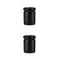 thumbnail image 4 of QualitChoice 4 Pcs Coiffage de Voiture Alliage de Zinc Antivol Capuchons de Valve de Pneu de Voiture Sport Pneus de Roue Noir 2Ensemble, 4 of 6