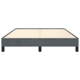thumbnail image 4 of vidaXL Bed Frame Dark Grey 152x203 cm Queen Velvet, 4 of 7