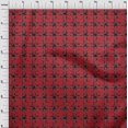 thumbnail image 3 of oneOone Georgette Viscose Fabric Check Ikat Print Fabric BTY 42 Inch Wide, 3 of 4