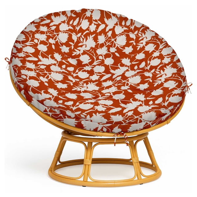 Housse de Coussin de Papasan de Rechange 55 Pouces - Imperméable, Résistante aux Déchirures et Élégante - Convient aux Grandes Chaises de Papasan - Motif Floral