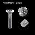 thumbnail image 4 of Unique Bargains Vis de Machine à Tête Plate en Plastique M8x35mm, Boulons de Machine à Tête Plate en PC, Lot de 25, 4 of 4