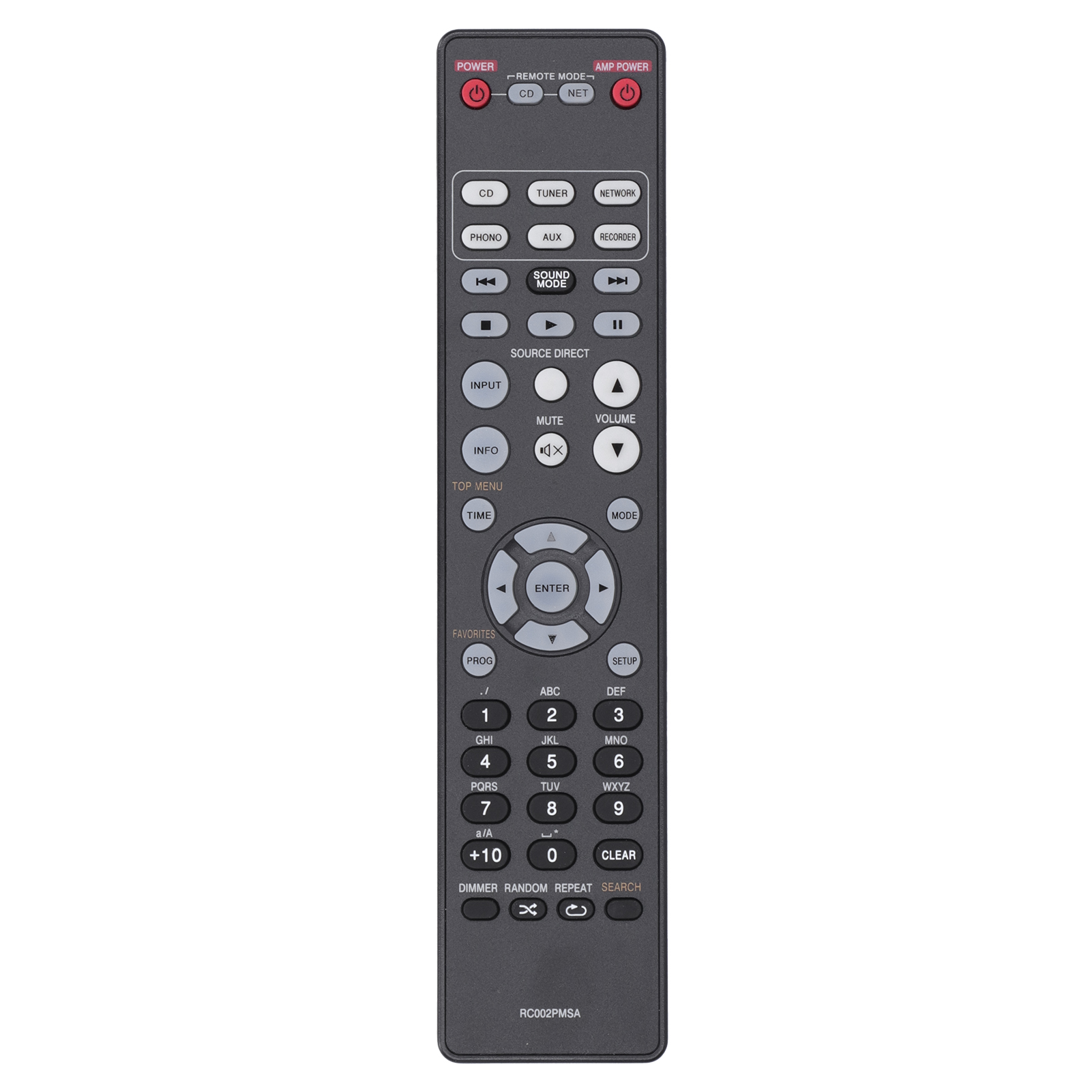 Contrôleur TV LCD, Télécommande TV Petit Volume Matériau ABS Alimenté par Pile pour Rc002pmsa pour Télévision