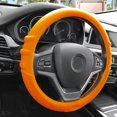 thumbnail image 2 of FH Group, Silicone Steering wheel cover Grip Marks Design Orange for Auto, 2 of 4