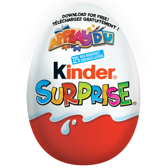 Kinder Surprise, Milk Chocolate Eggs with Toys