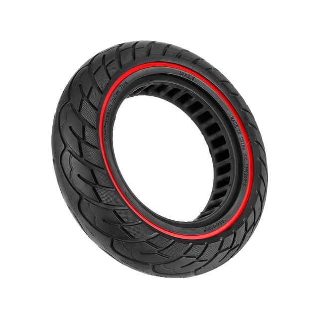 Abody 10x2.5 Inner Hollow Honeycomb Solid Tire 10 Inch Electric Scooter Explosion-Proof Tubeless Tire Front/Rear Tire Compatible with Max G30 Electric Scooter 60/70-6.5 Tire