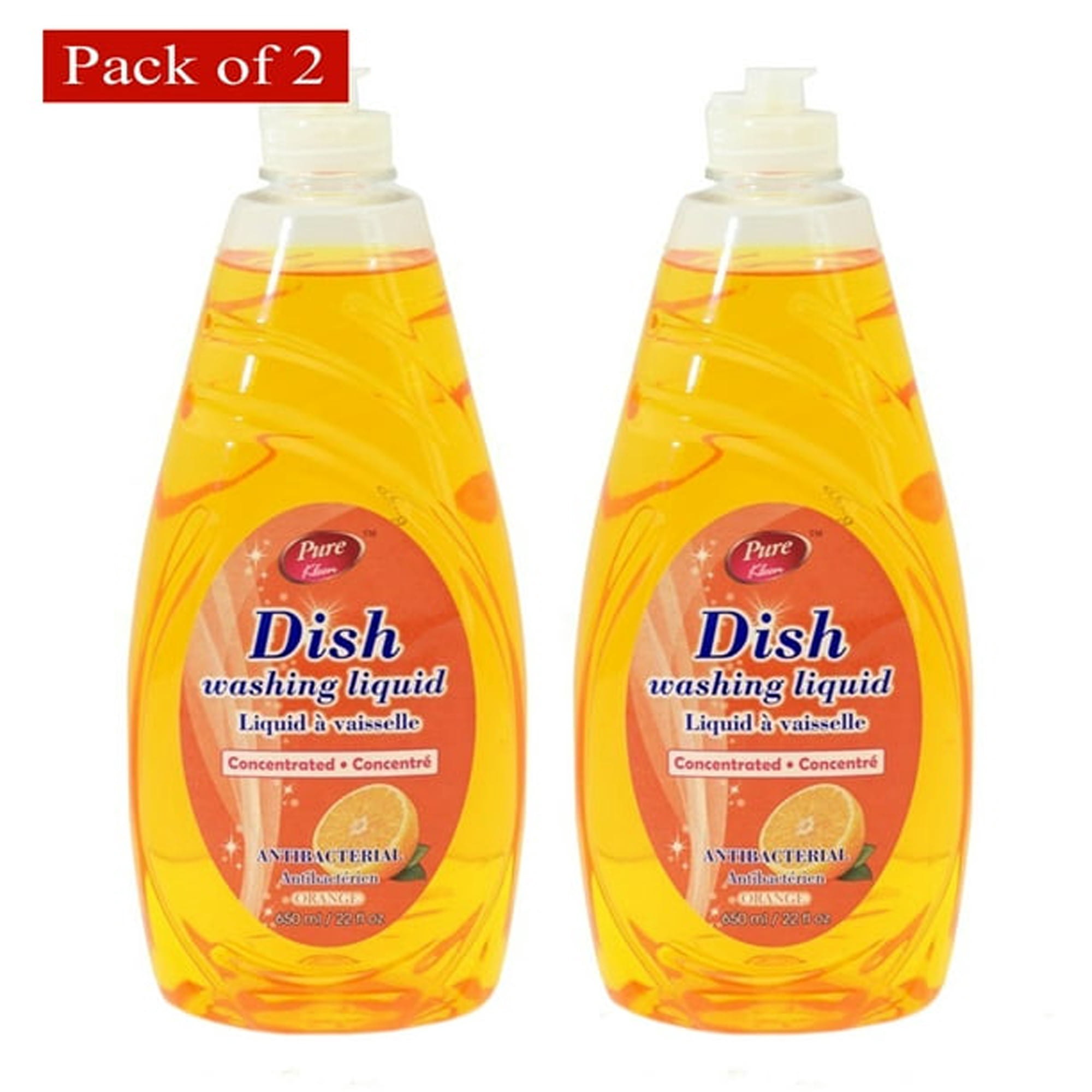 Pure Kleen Dish Wash Liquid Anti-Bac 650 Ml (Pack of 2)