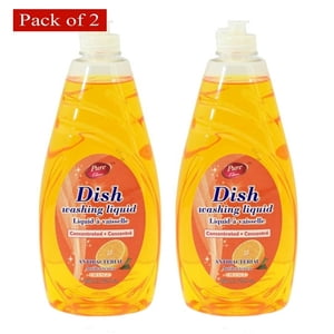 Pure Kleen Lave-vaisselle liquide anti-Bac 650 Ml (paquet de 2)