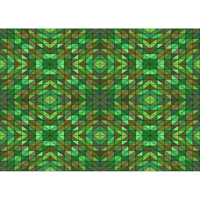 Ahgly Company Machine Washable Indoor Rectangle Transitional Dark Forest Green Area Rugs, 4' x 6'