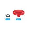 thumbnail image 3 of Unique Bargains Bouton de Déclenchement d'Obturateur Bouton de Déclenchement d'Obturateur Souple Bouton d'Obturateur d'Appareil Photo en Cuivre Concave, Rouge Lot de 2, 3 of 6
