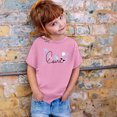 thumbnail image 2 of Chandail Court de Danse 2t Chandails à Manches Longues Filles Garçon et Fille Mode Décontractée Imprimé Col Rond Ample T-Shirt à Manches Courtes Haut, 2 of 4