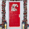thumbnail image 3 of MesaSe Couronne de Noël Décoration Murale Familiale Intérieure Extérieure Cardinal, 3 of 11