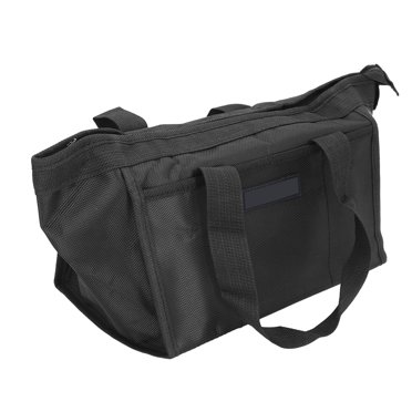 Sac à Outils à Grand Ouverture, Sac à Outils en Toile Oxford, Sac de Rangement pour Outils Robuste, Grand Sac Fourre-Tout pour Outils à Grande Capacité pour Électriciens, Pochette Organisatrice pour Outils Électriques pour Électricien, Plomberie