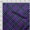 thumbnail image 2 of oneOone Silk Tabby Fabric Tartan Check Print Fabric BTY 42 Inch Wide, 2 of 4