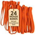 thumbnail image 1 of 24 Pack Bandes Élastiques Extra Larges pour Meubles et Couvertures Mobiles - 42 Pouces Longueur Extra Résistant - Bandes Mobiles pour Sécuriser Tiroirs, Portes et Couvertures - par Kitchentoolz, 1 of 4