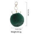 thumbnail image 4 of Bangcool Christmas Key Chain Creative Elk Pompom Key Ring Pendant Purse Charm Bag Charm, 4 of 9