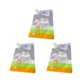 thumbnail image 1 of 3 Pieces Rice Dispenser Seal Bag Leakproof with Lid and Funnel Dry Food Storage 0.5kg, 1 of 9