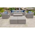 thumbnail image 2 of Coast 8 Piece Outdoor Wicker Patio Furniture Set in Beige, 2 of 2