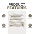 thumbnail image 2 of Rytham Ensemble Housse de Couette 3 Pcs 100 % Coton, 2 of 2