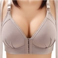thumbnail image 1 of Timegard Bras for Women No Underwire Front Closure Full Support Adjustable Strap Comfort Daily Bras, 1 of 6