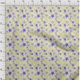 thumbnail image 4 of oneOone Rayon Light Yellow Fabric Beach Seashell Dress Material Fabric Print Fabric By The Yard 56 Inch Wide, 4 of 4