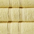 thumbnail image 4 of 510 Design Aegean 6-piece Contemporary Turkish Cotton Towel Set in Yellow, 4 of 10