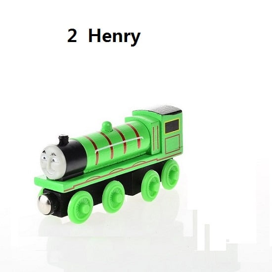 Alician Thomas et Ses Amis Ensemble de Voie Ferrée Jouet James Duke Petcy Henry Trains en Alliage Wagon en Bois Alliage Modèle Magnétique Jouet d'Éducation pour Enfant