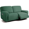 thumbnail image 1 of ULTICOR Design Jacquard Extra Grand 75 Pouces - 100 Pouces, Canapé Inclinable 2 Places, Housse de Causeuse Inclinable Extra Grand 6 Pcs, Housses de Canapé Inclinable, Épais, Doux, Lavable (Vert Rétro), 1 of 5