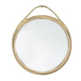 thumbnail image 2 of yuksok Country Round Mirror Bathroom Vanity Mirror Rustic Wall Mirror Wall Mirror, 2 of 9
